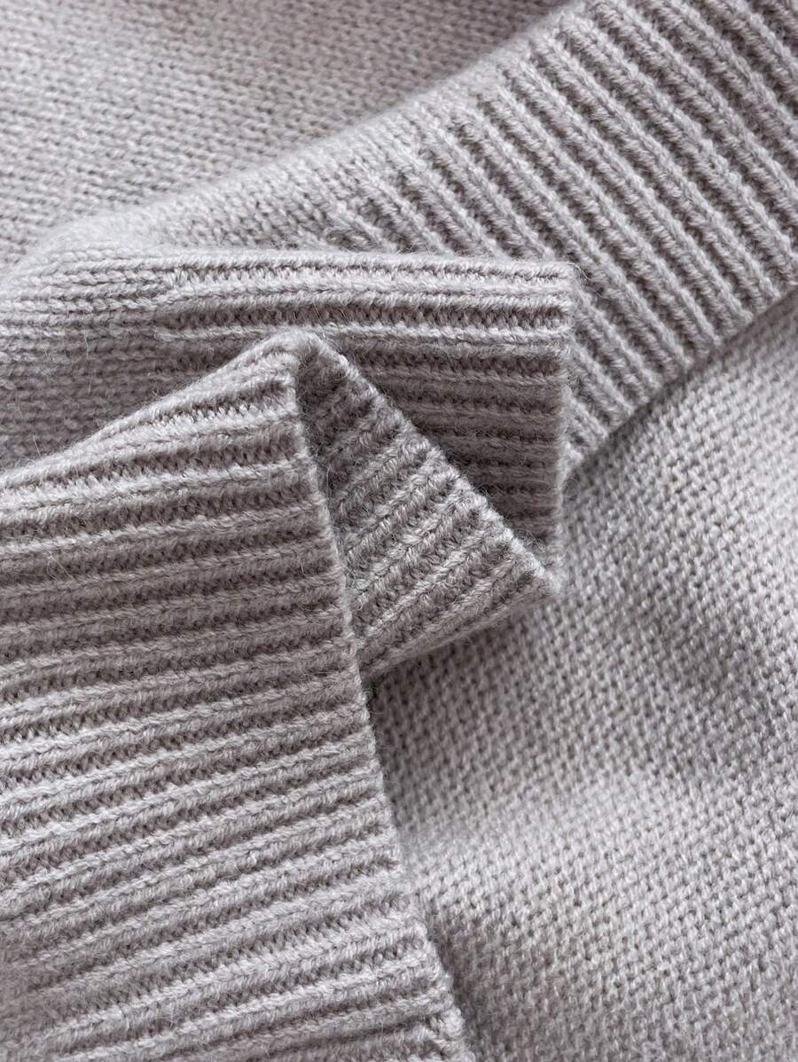 Lace-Up V-Neck Sweater – LIMITED STOCK