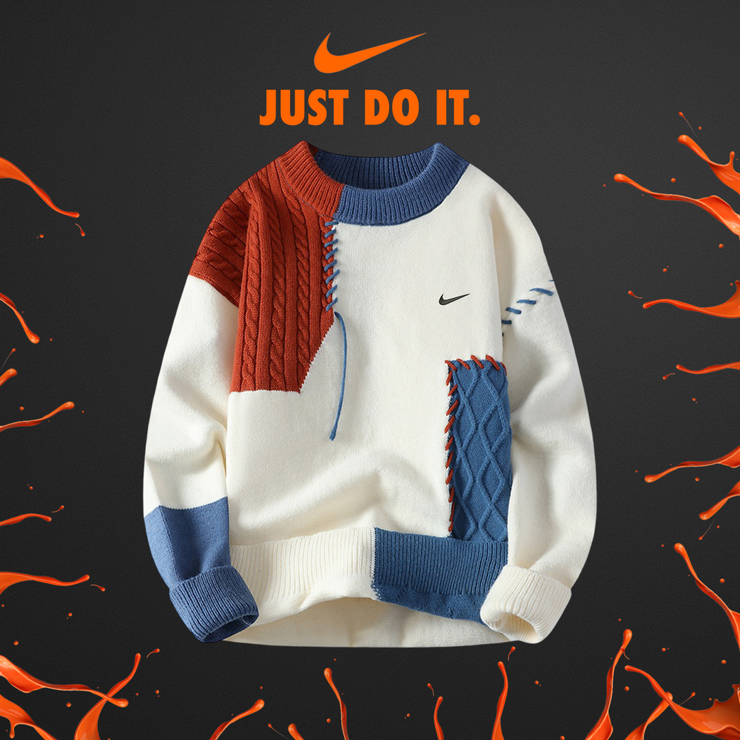 Patchwork Sweater JUST.DO.IT