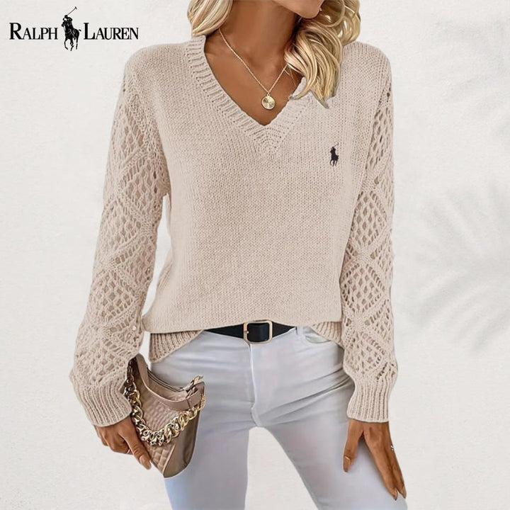 Luxe Weave V-Neck Sweater – 2025 Edition