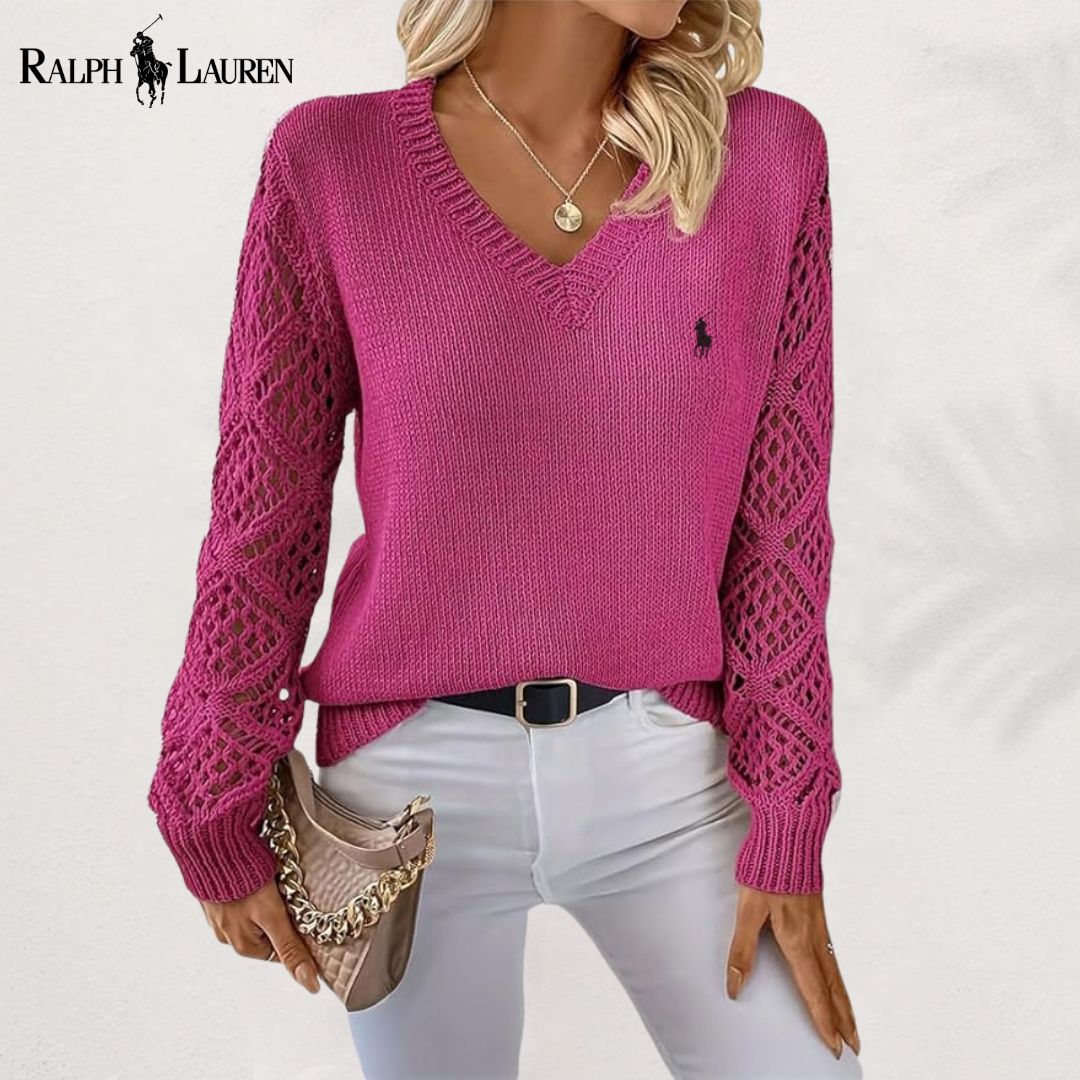 Luxe Weave V-Neck Sweater – 2025 Edition