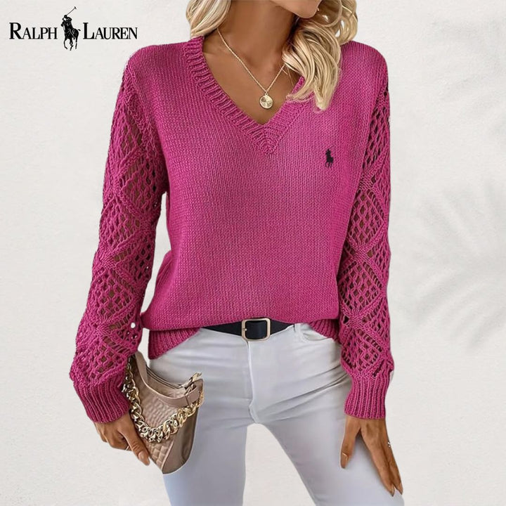 Luxe Weave V-Neck Sweater – 2025 Edition
