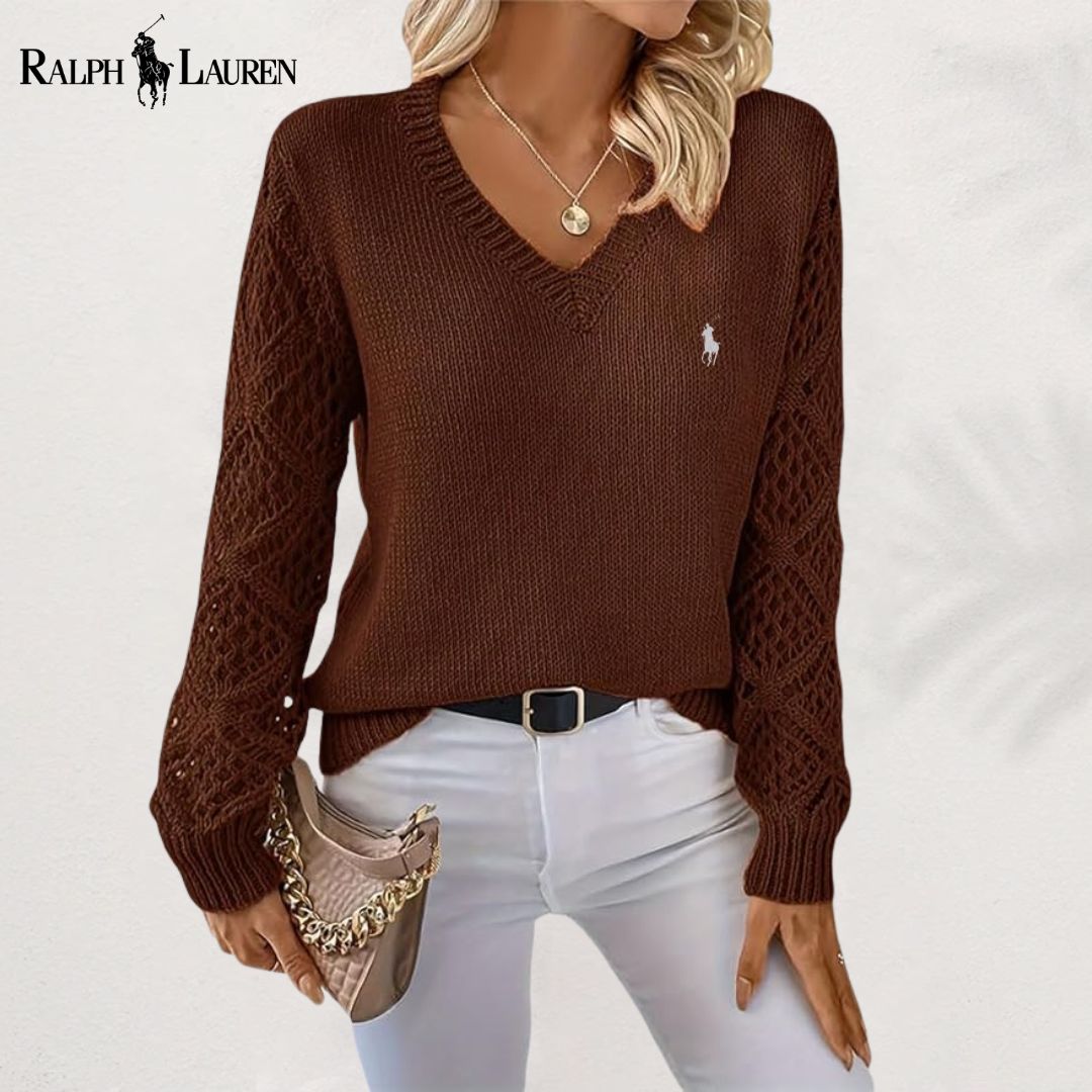 Luxe Weave V-Neck Sweater – 2025 Edition