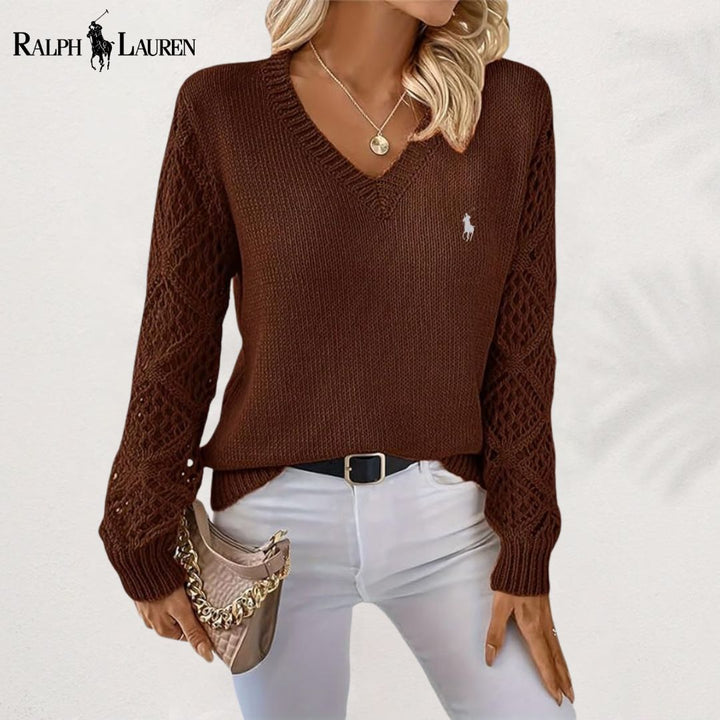 Luxe Weave V-Neck Sweater – 2025 Edition