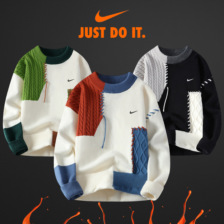 Patchwork Sweater JUST.DO.IT