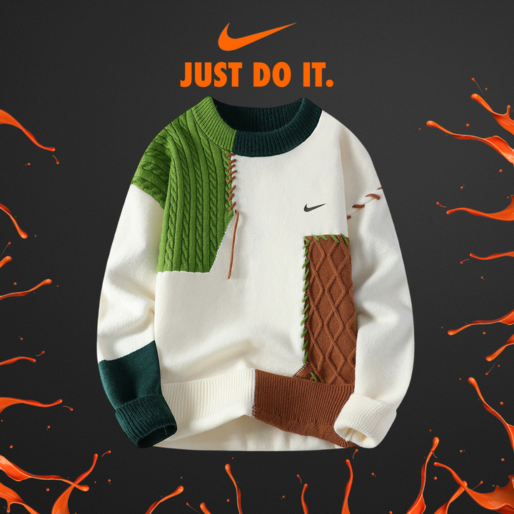 Patchwork Sweater JUST.DO.IT